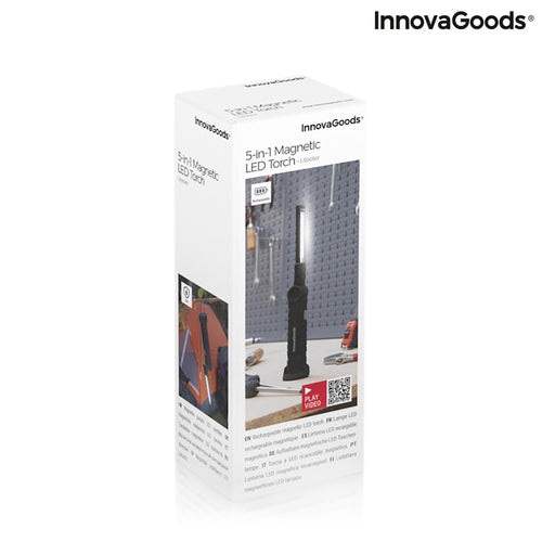 5-In-1 Rechargeable Magnetic LED Torch Litooler InnovaGoods